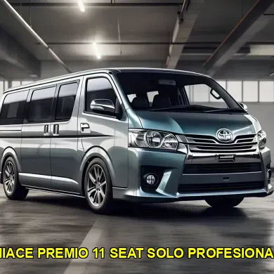 hiace premio 11 seat solo profesional